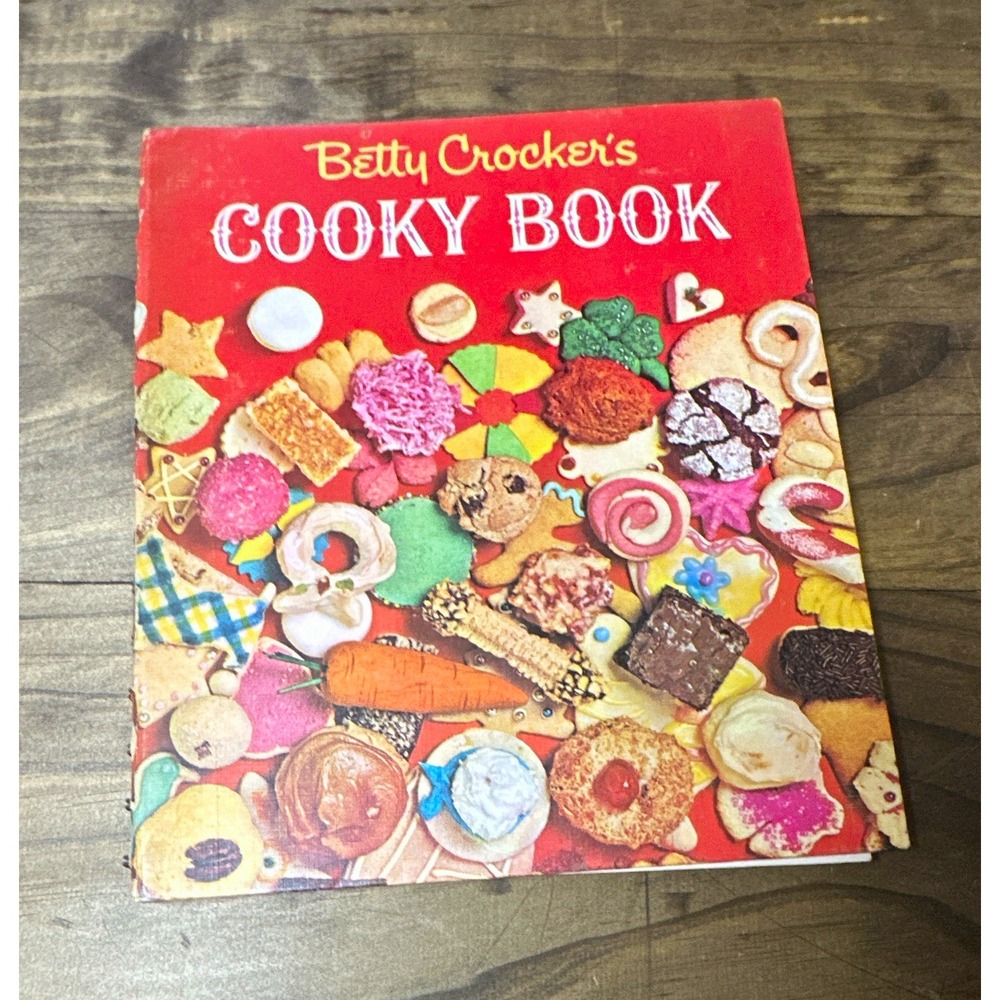 Betty Crocker's Cooky Book Spiral-Bound Cookbook, Golden Press